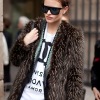 Outside Tsumori Chisato fashion show 