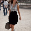 Outside Christian Dior fashion show 