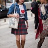 Outside Dries Van Noten Fashion Show