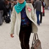 Outside Christian Dior fashion show 