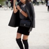 Outside Christian Dior fashion show 