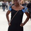Outside Christian Dior fashion show 