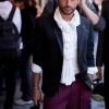 Outside Tsumori Chisato fashion show 