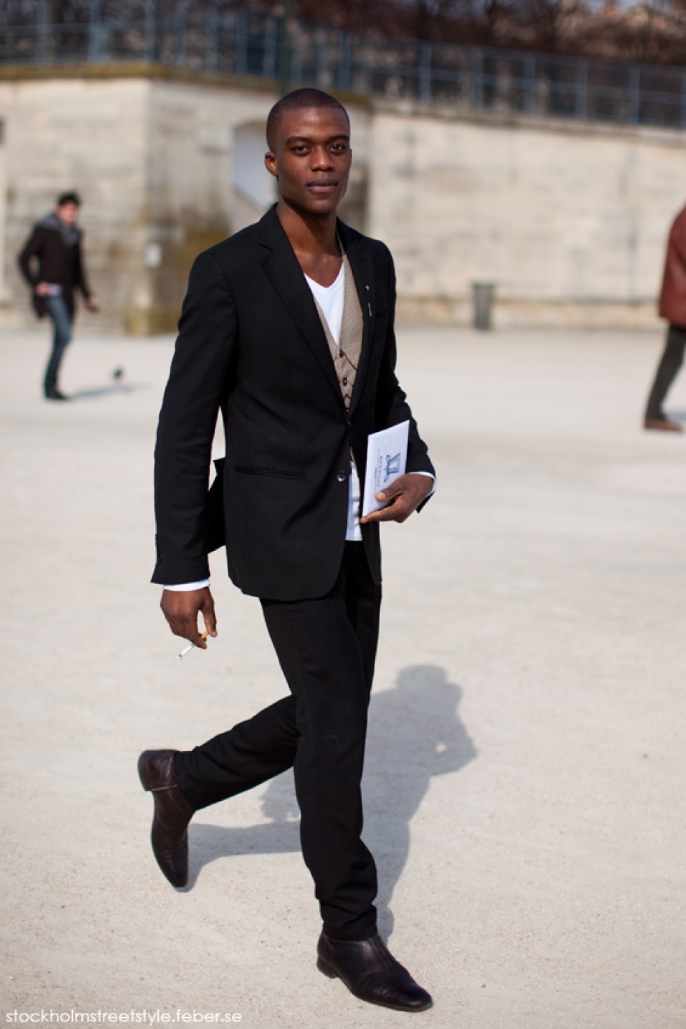 Street Style Suit and Tee