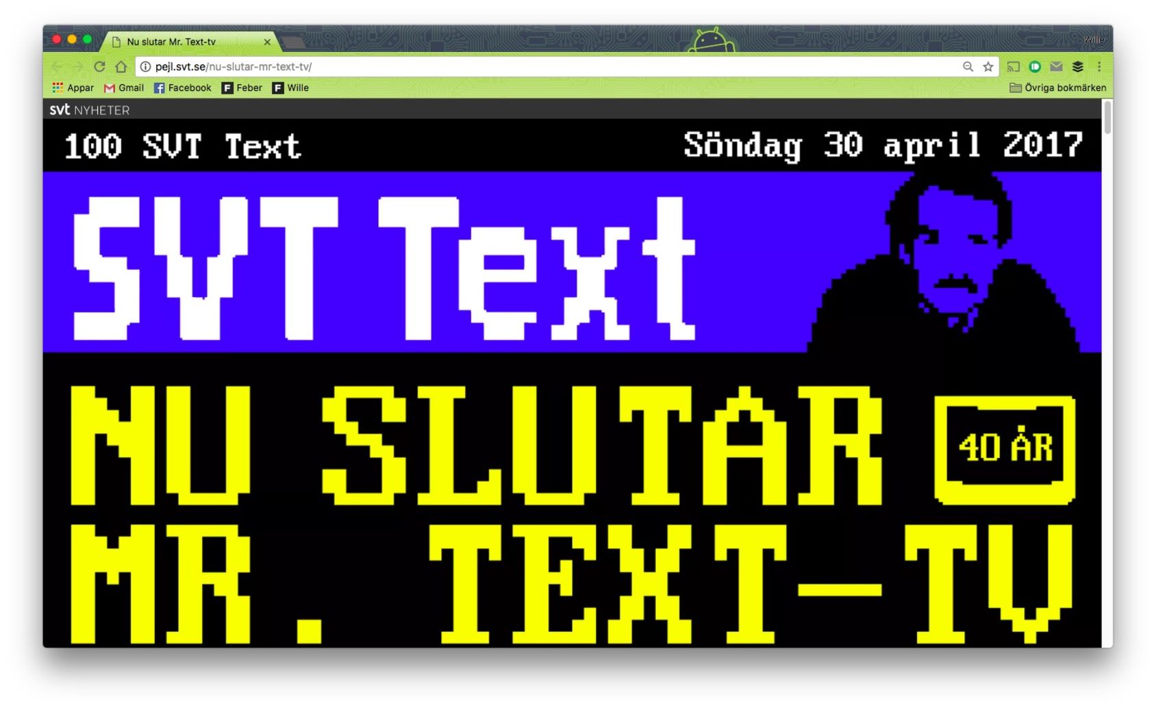 svt.se/texttv svt.se/texttv