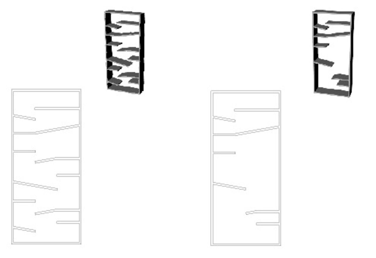 Broken Shelves. Design Mareike Gast Feber / Hem