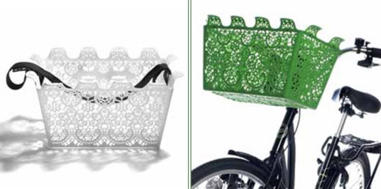 Söt cykelkorg för vårens cykelturer