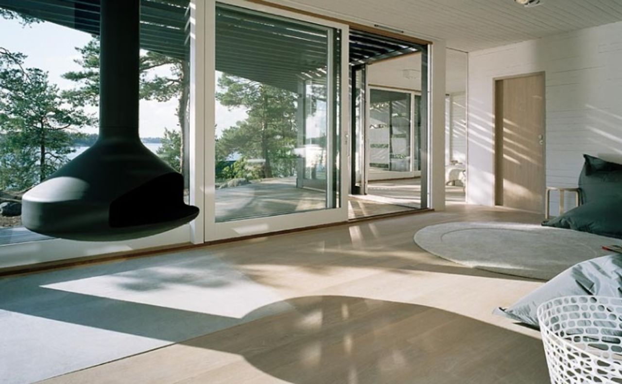 Ett sommarhus ute i skärgården