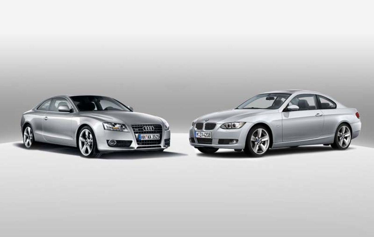 Vi jämnför BMW 3-serie coupé med Audi A5