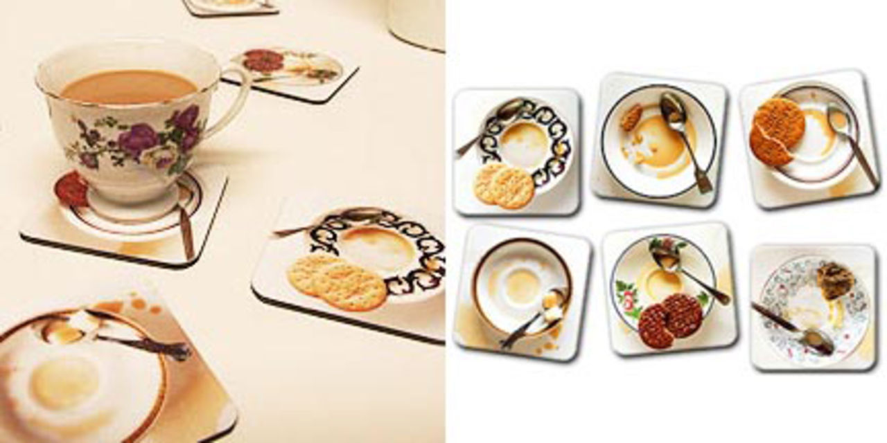 Kylskåpsmagneter eller drinkunderlägg