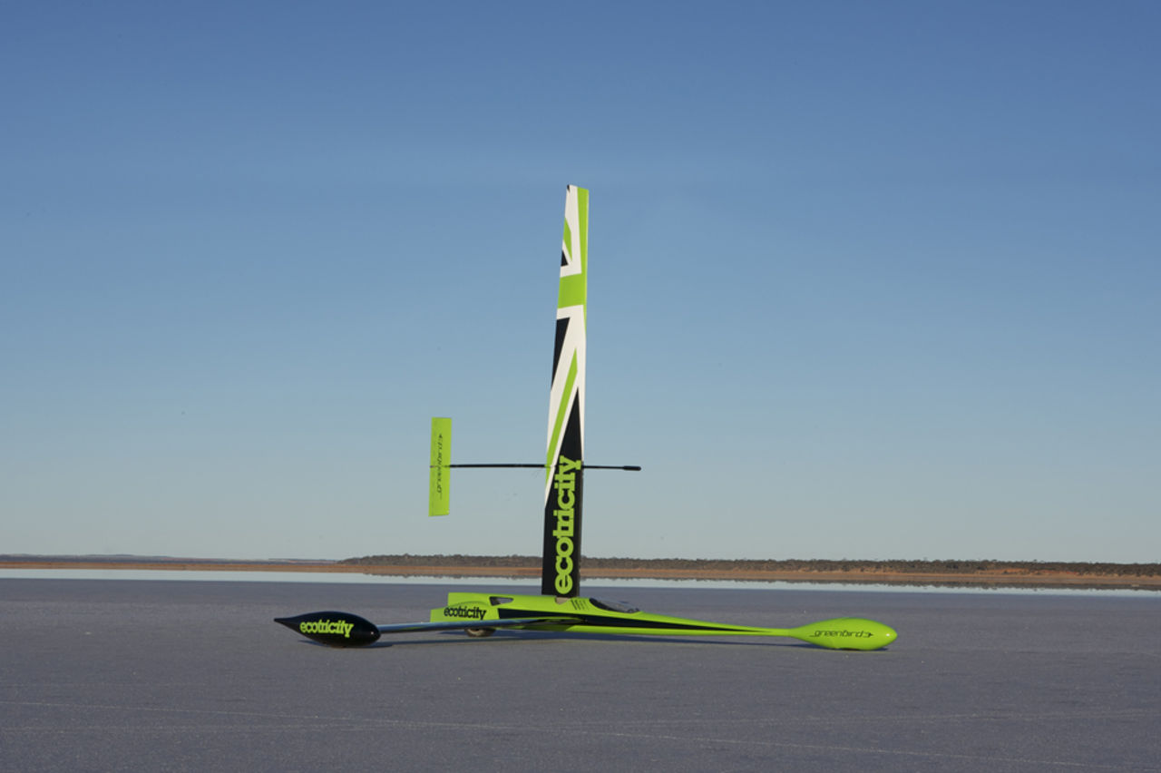 Världens snabbaste vinddrivna bil