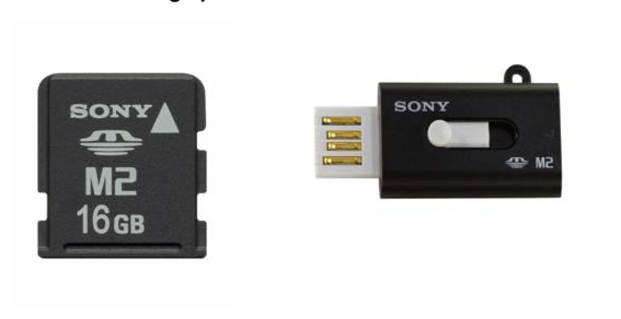 M2-kort på 16GB från Sony