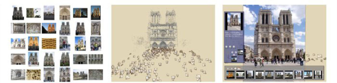 Photo Tourism - bläddra bland bilder i 3D