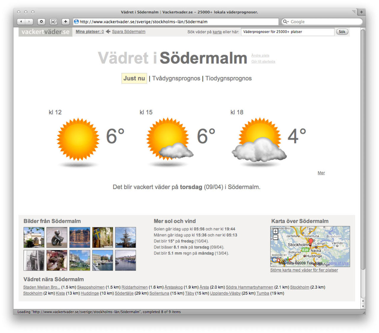 Är det vackert väder?