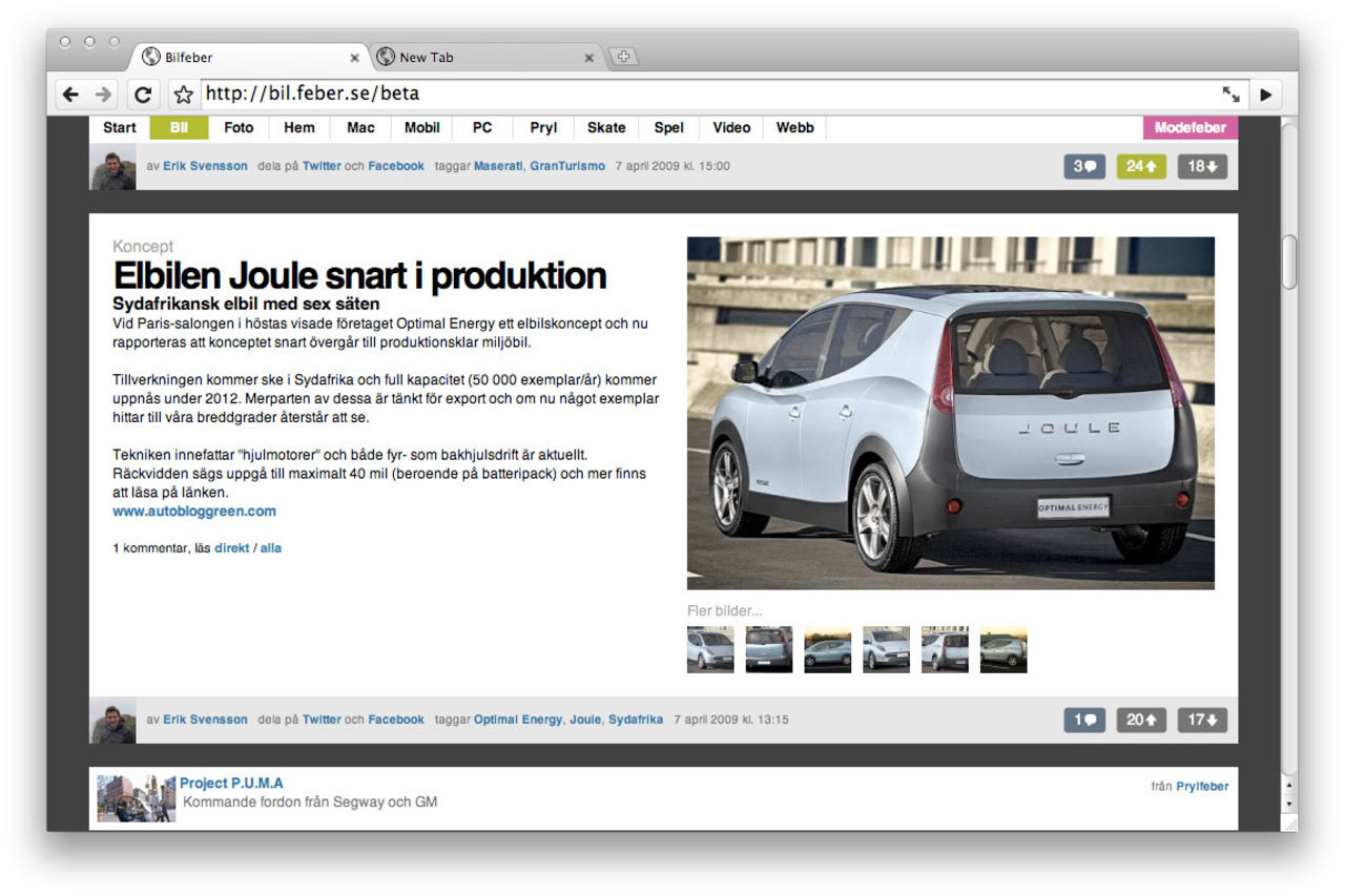 Testkör Chrome på Mac
