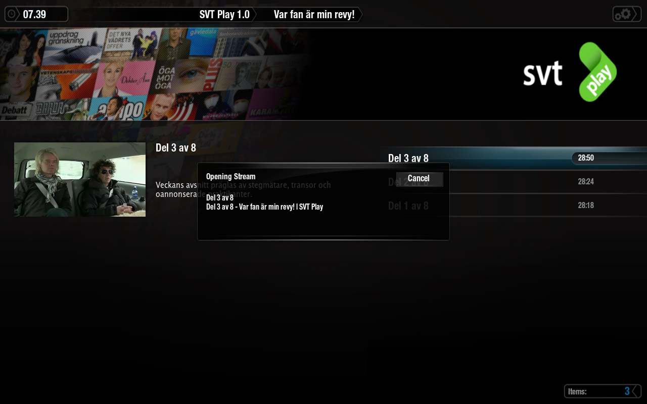 SVT Play äntligen till Plex. Fungerar ypperligt. Feber / Mac