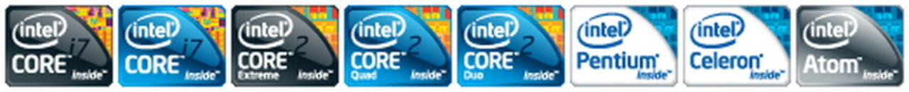 Intel släpper nya CPU logor