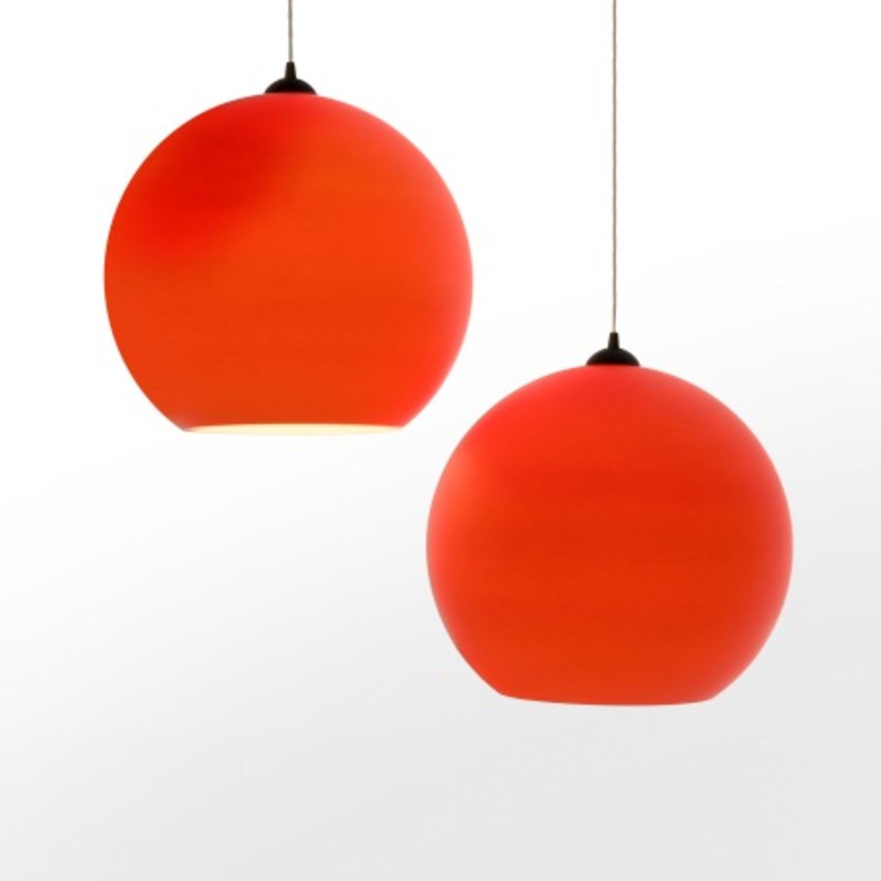 Stor, rund och orange