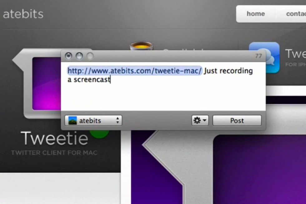 Första titten på Tweetie för Mac