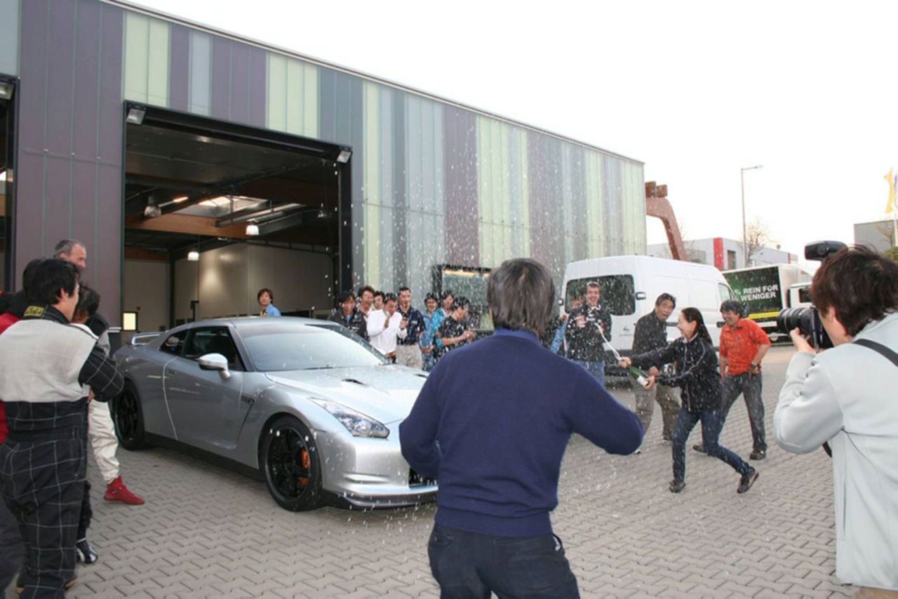 Nissan GT-R slog gamla Ringen-tiden