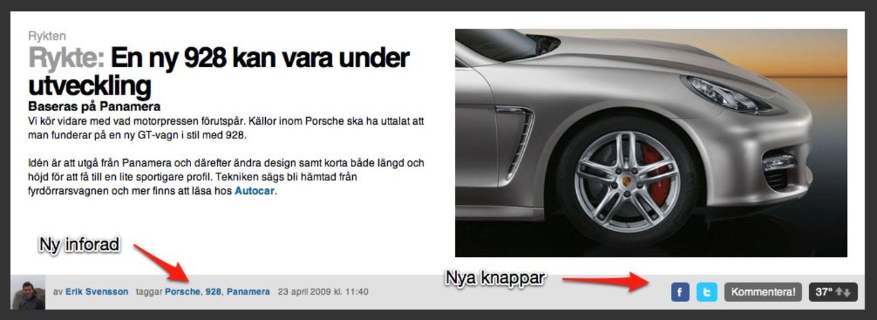 Testkör uppdaterade Feber!