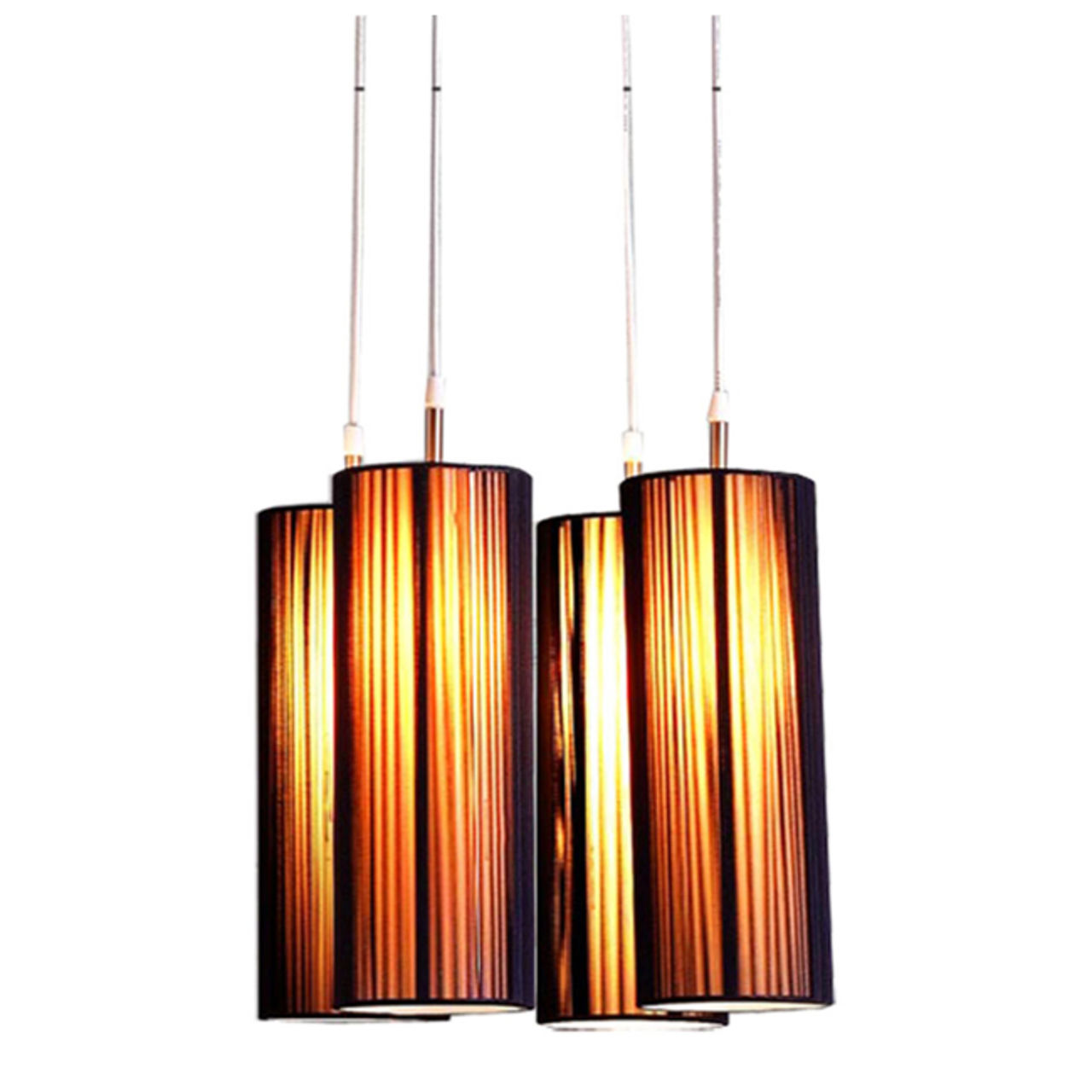 Skön lampa ger värme till rummet