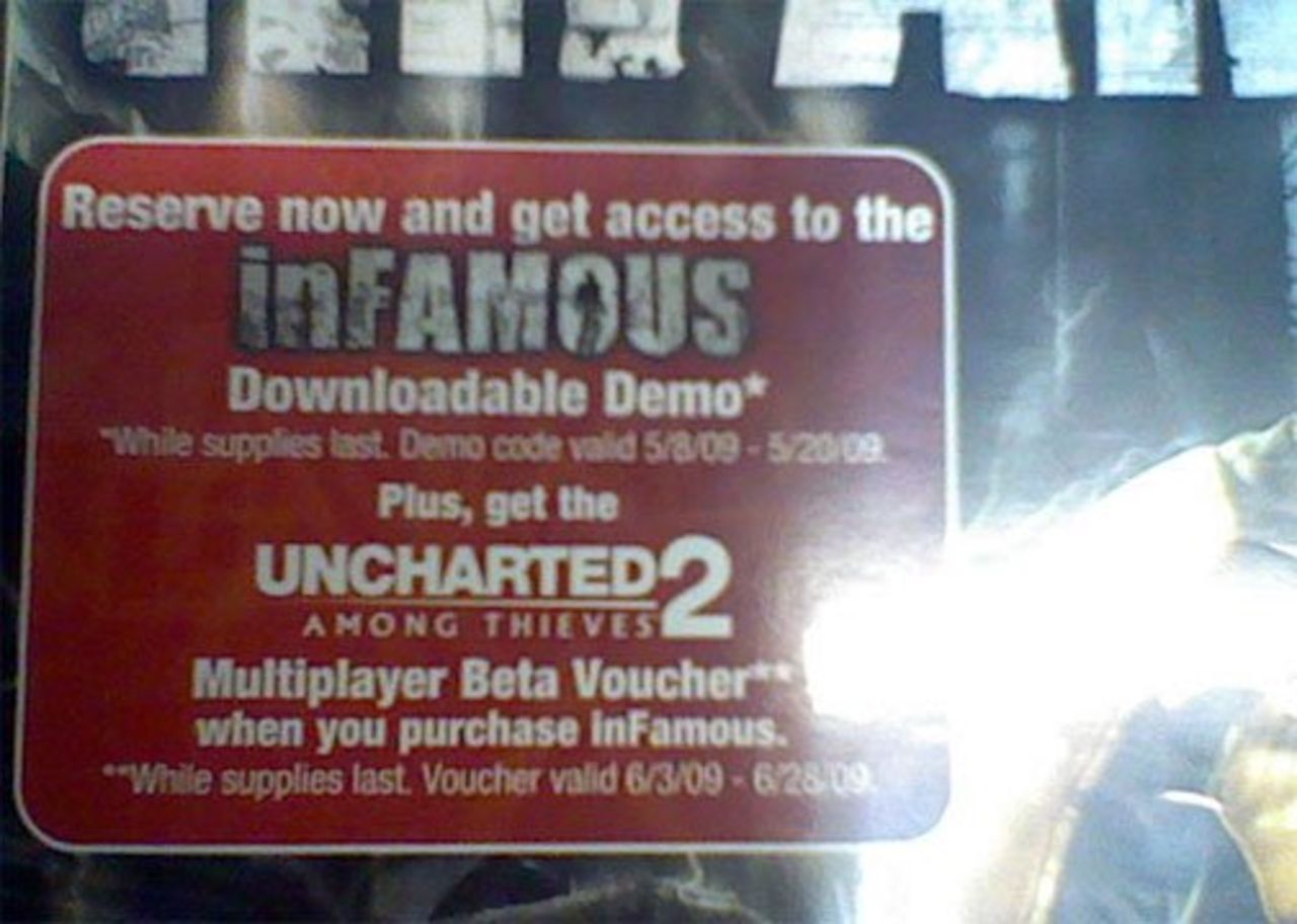 Köp inFamous och betatesta Uncharted 2s multiplayer