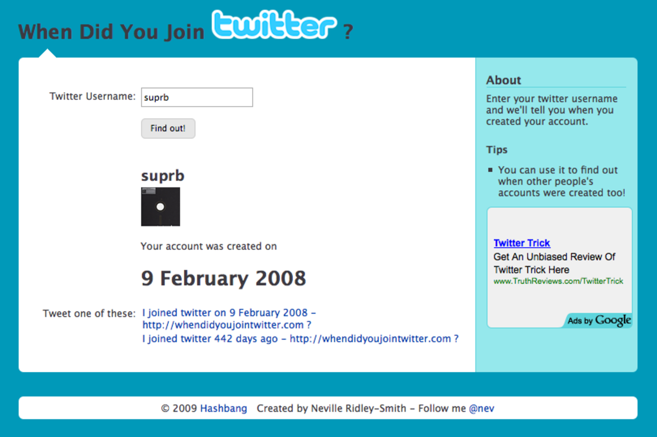 När blev du en Twittrare?