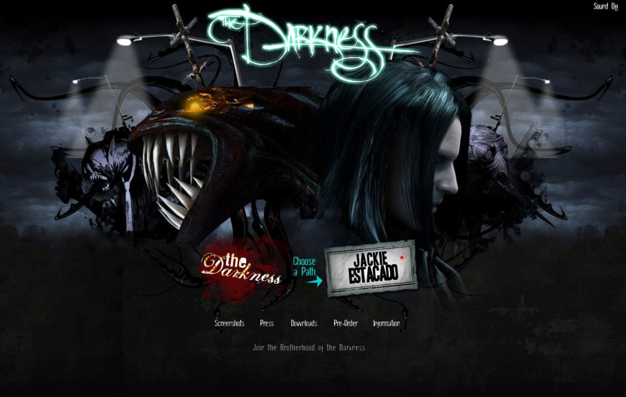 The Darkness har fått en hemsida