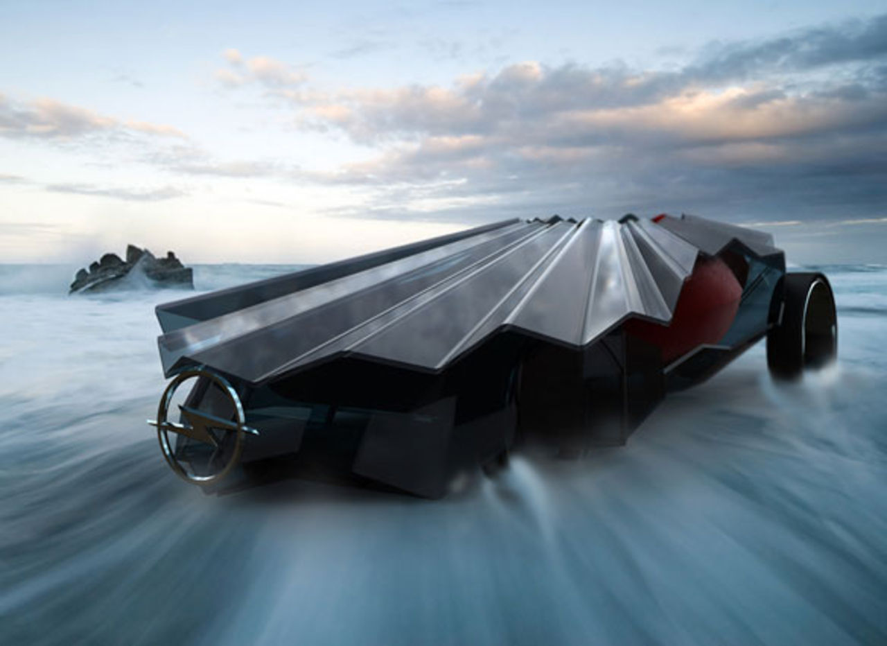 Studenters tolkning av framtidens bilar