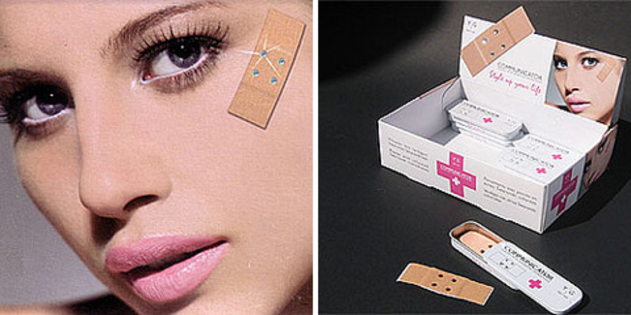 Plåster med bling-bling