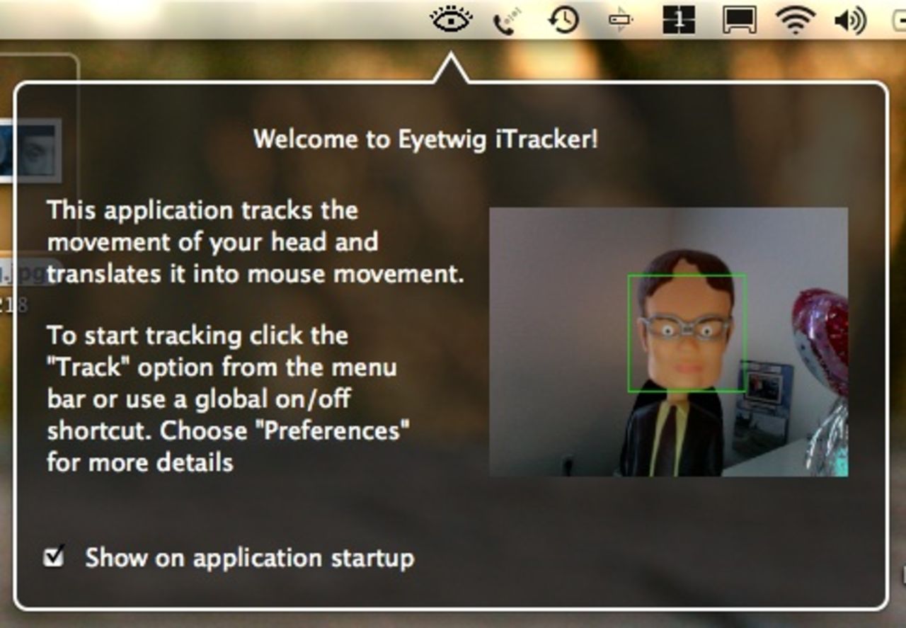 Styr musen med huvudet!