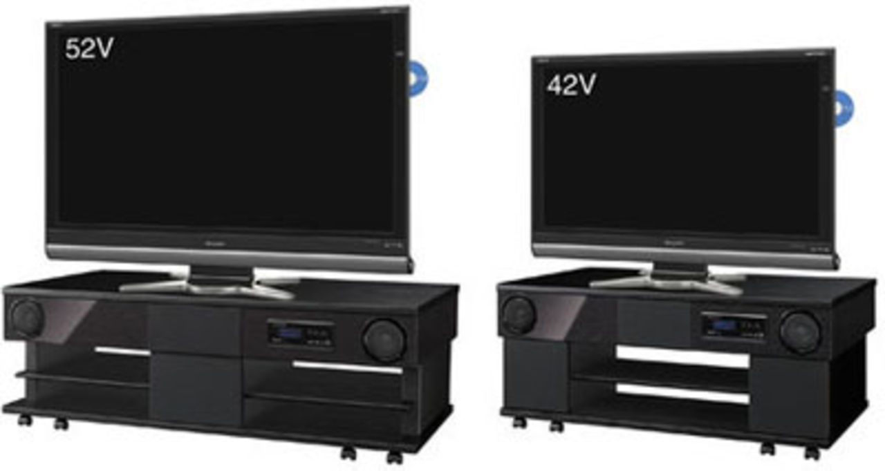 Nya TV-rack från Sharp