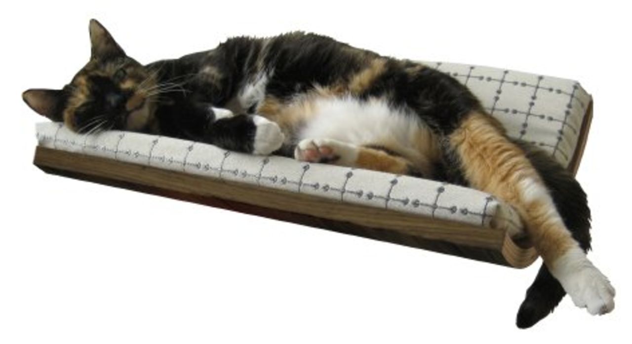 En kattbädd på väggen