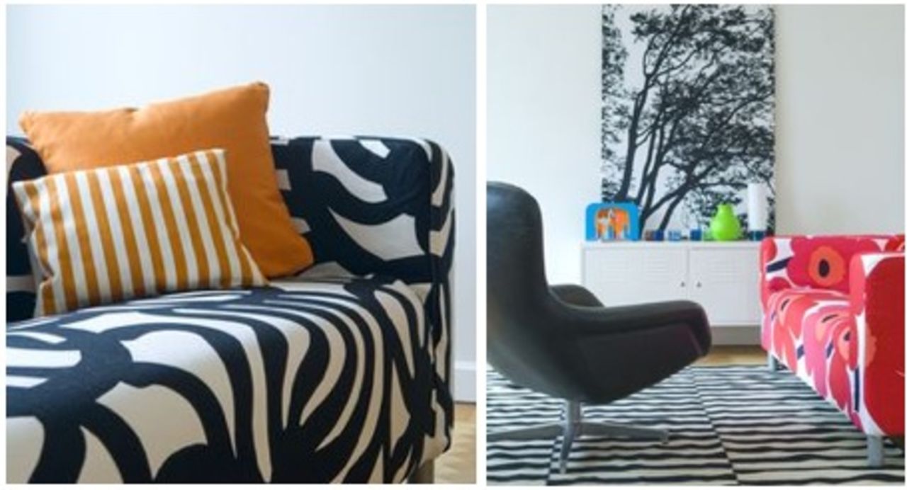 Snart kan du klä om din soffa i tyg från Marimekko