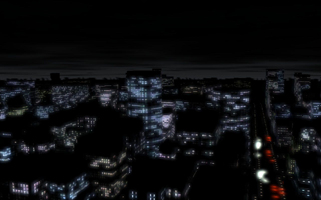 Pixelstaden som skärmsläckare