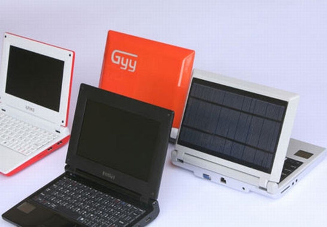 Solcellsdriven netbook