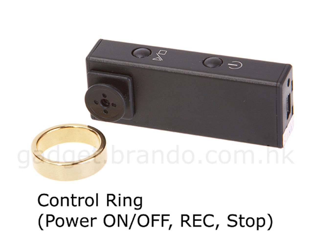 Spionkamera som styrs med en ring