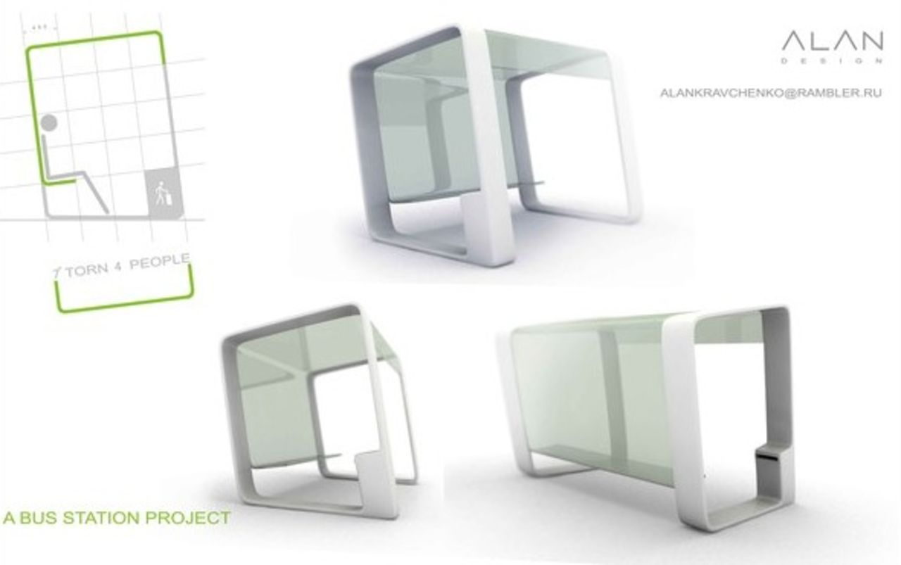 Här ska du vänta på bussen...