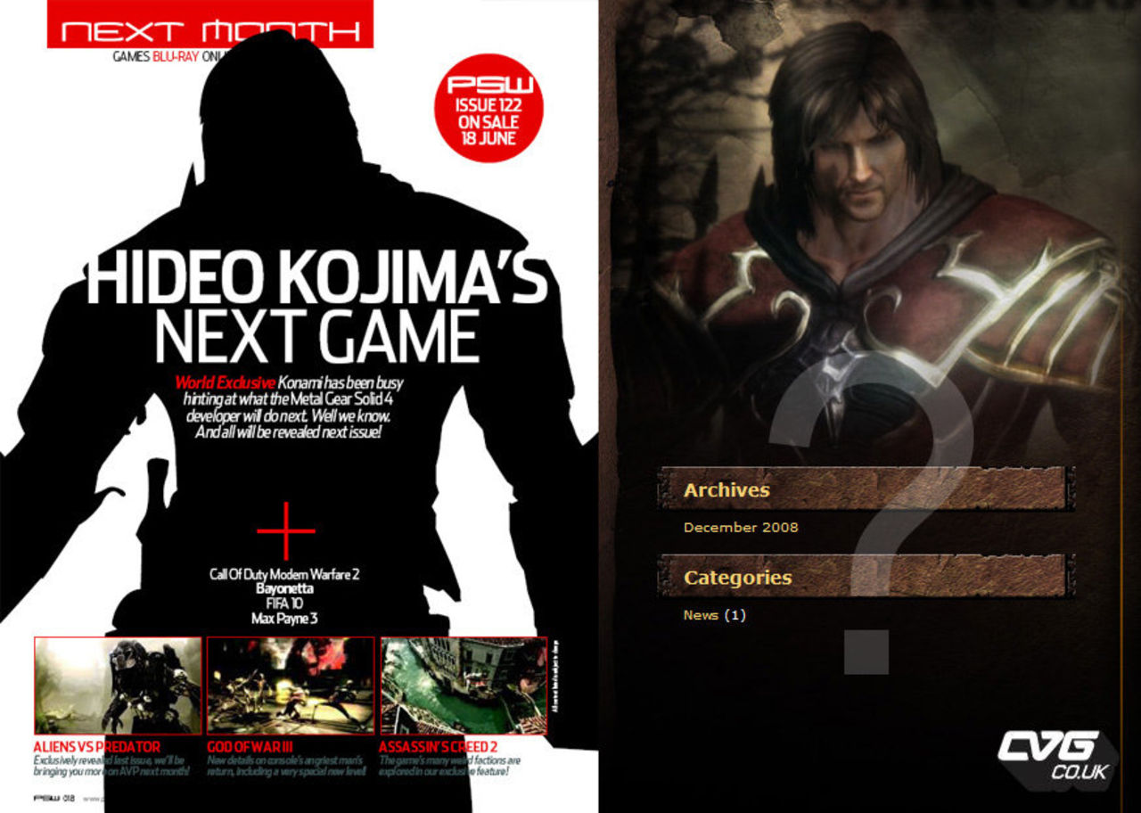 Kojimas nästa spel är...