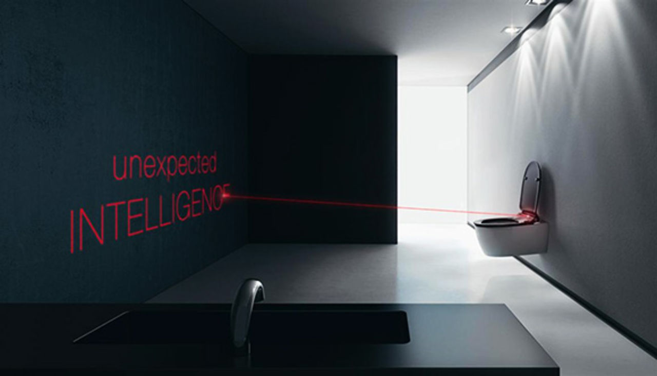 Toalettlocket som stänger sig självt