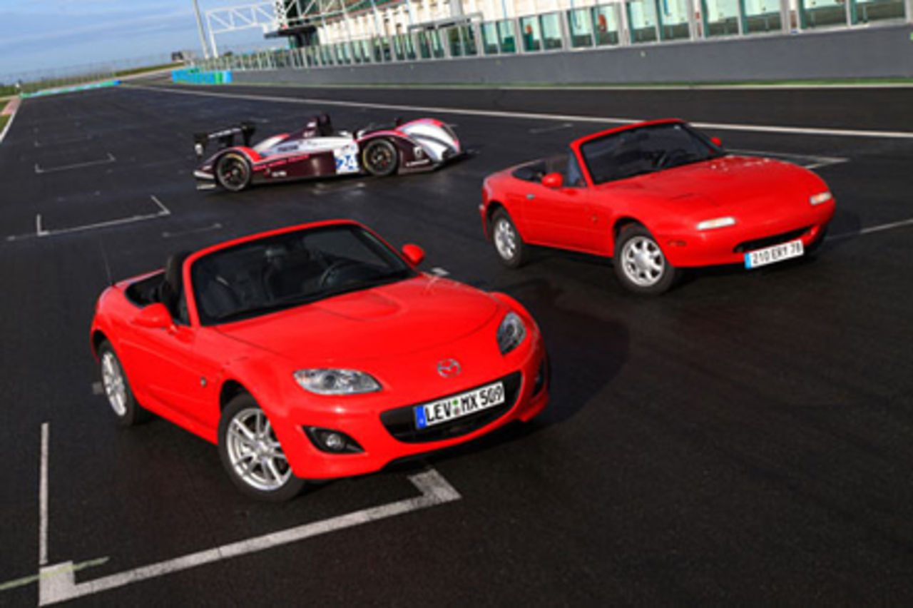Mazda MX-5 firar på Le Mans