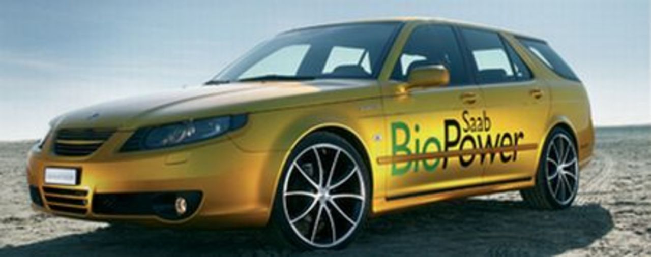 Rinspeed visar Saab 9-5 BioPower-koncept i Genève