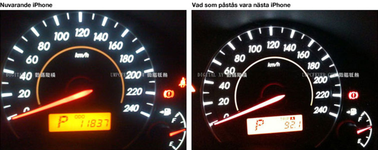 Bilder från/på nya iPhone?