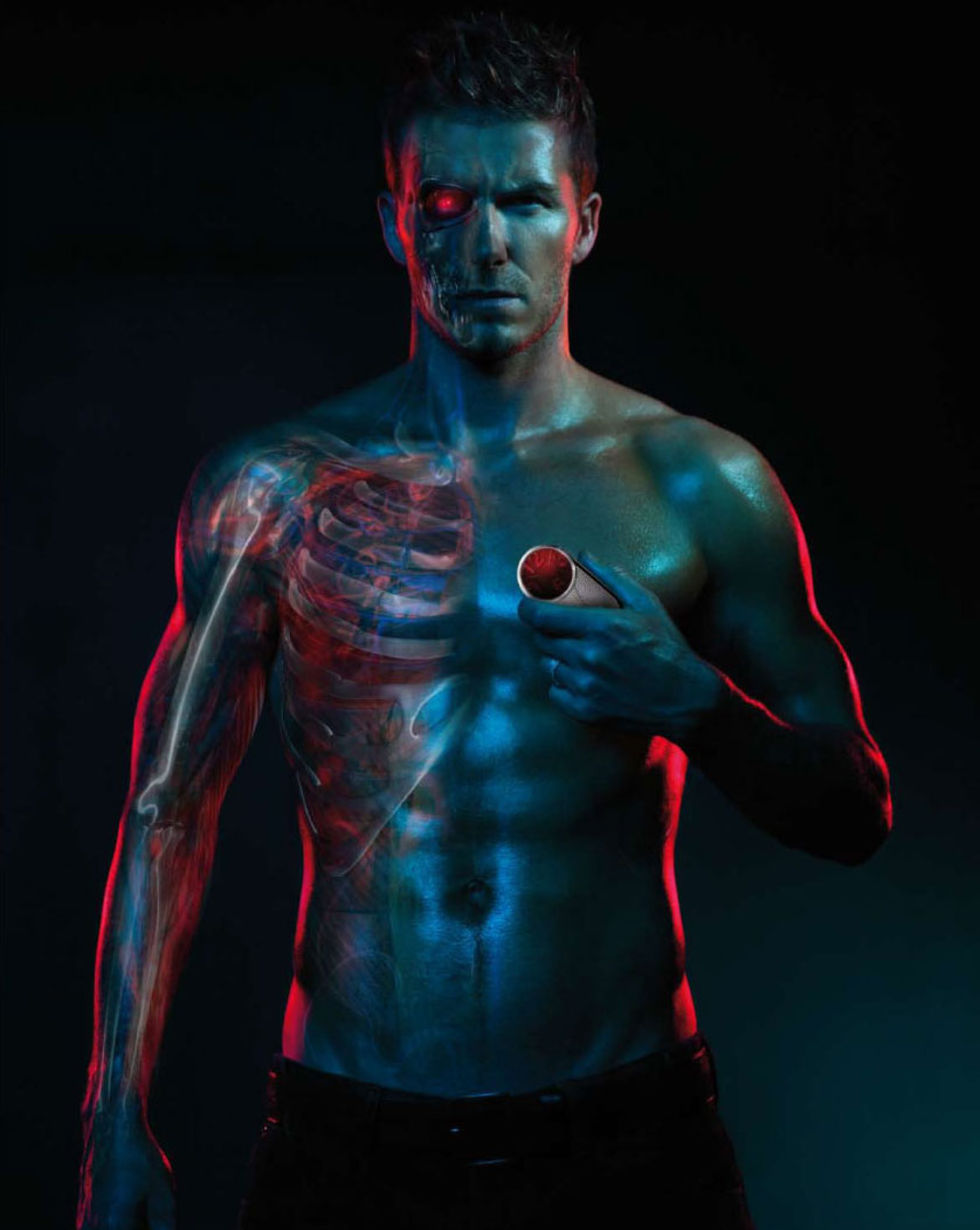 Beckham ertappad med fel mobil
