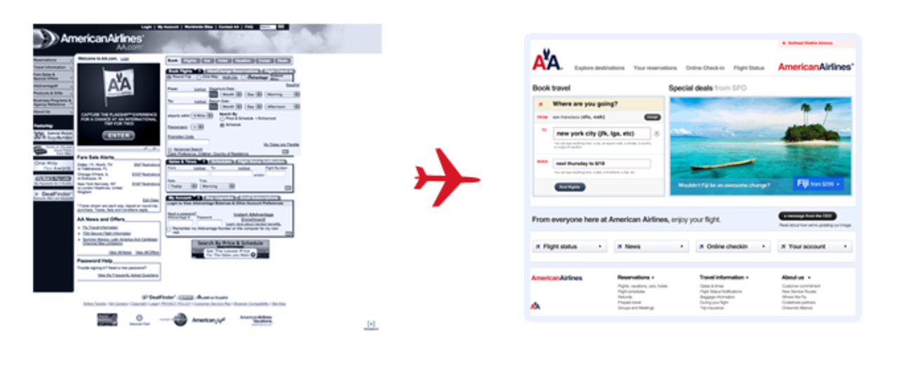 AmercianAirlines redesign
