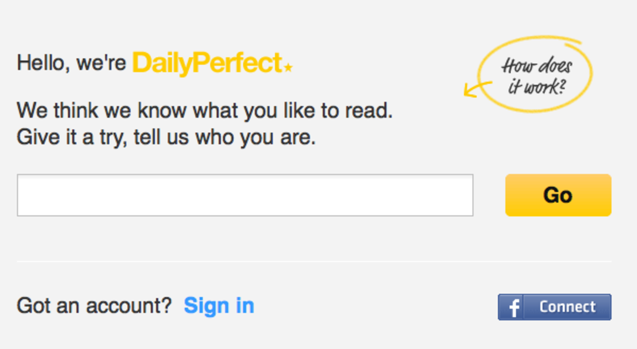 DailyPerfect - personligt nyhetflöde