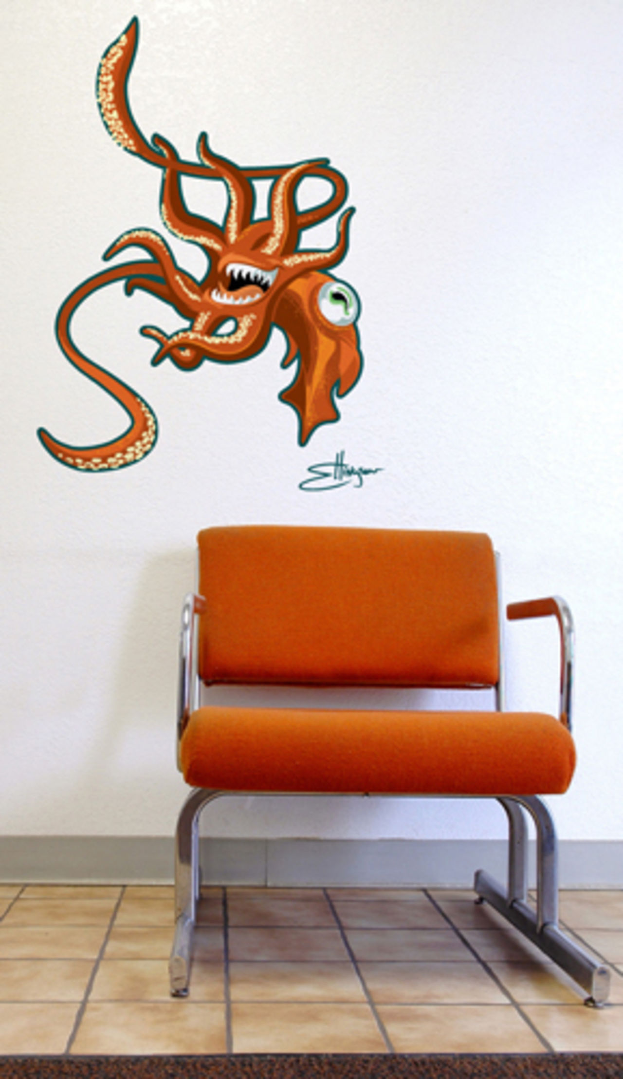 Enkel väggkonst från Pop Cling