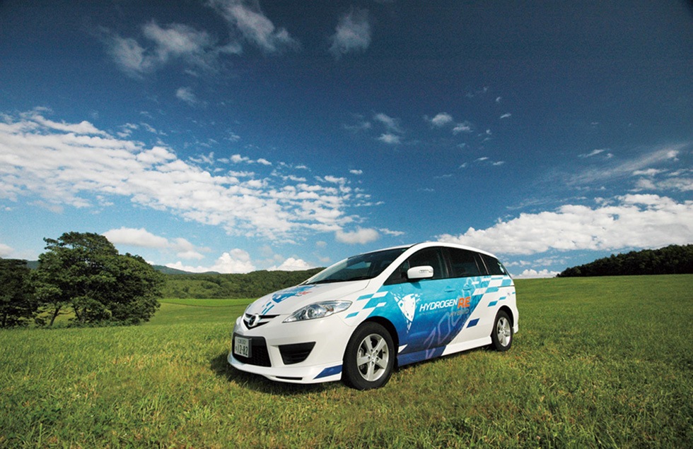 Mazda 5 som vätgasbil