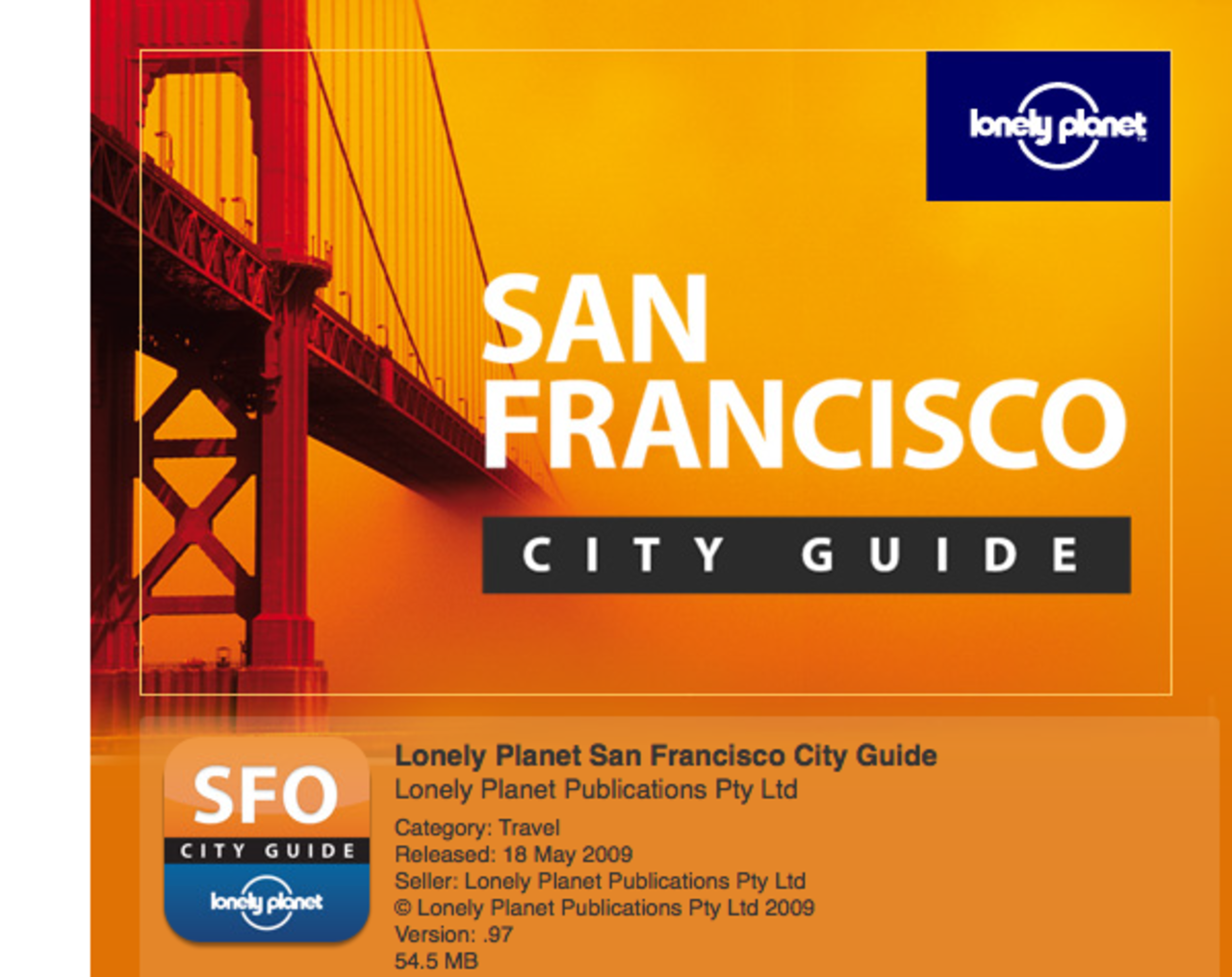 Lonely Planets guider till iPhone